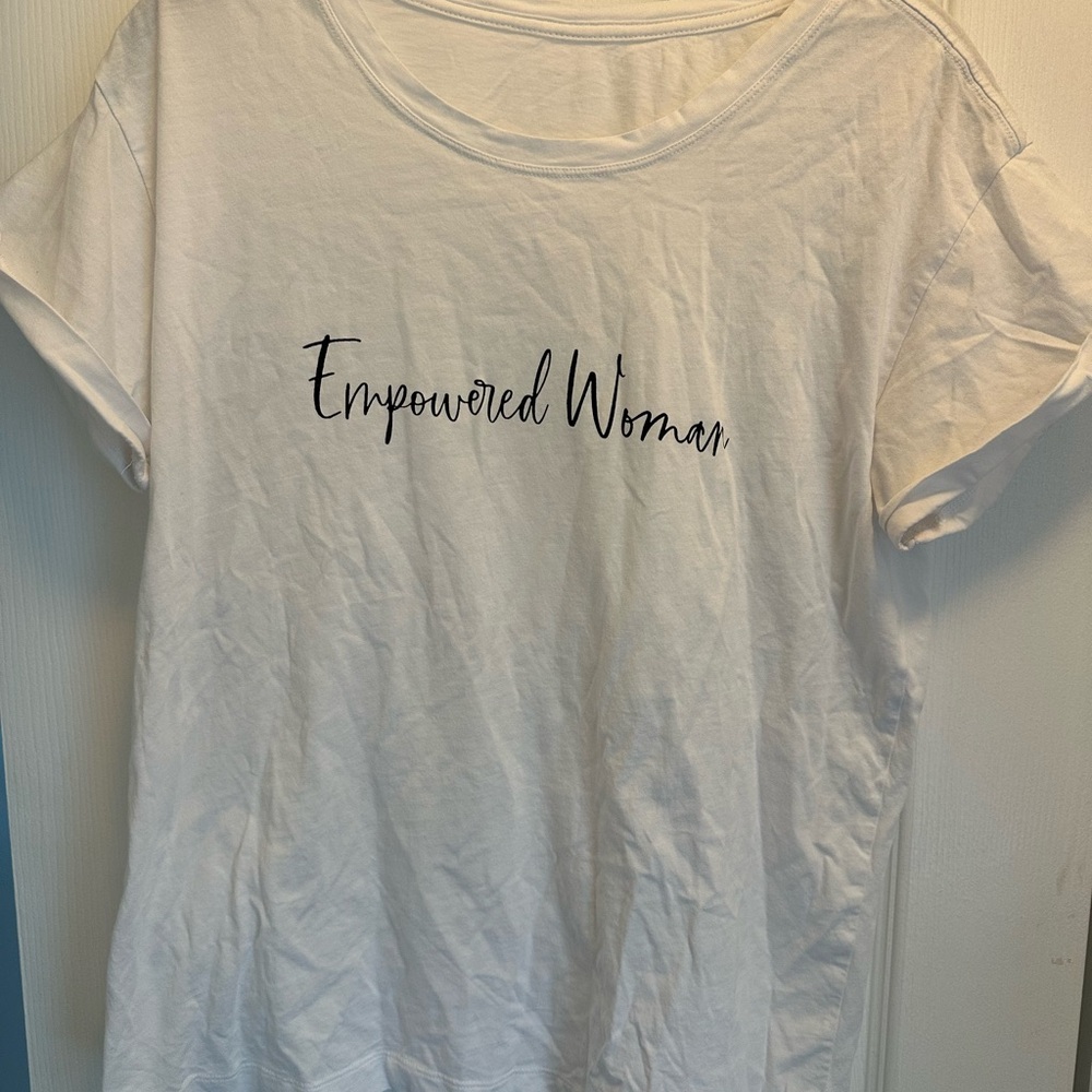DYI Empowered Woman White T-Shirt
